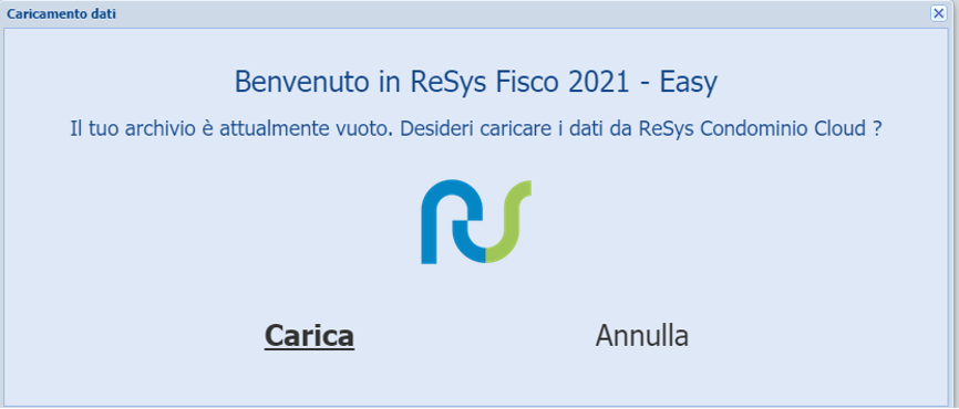 Guida importazione dati da ReSys Condominio cloud a ReSys Fisco 2021